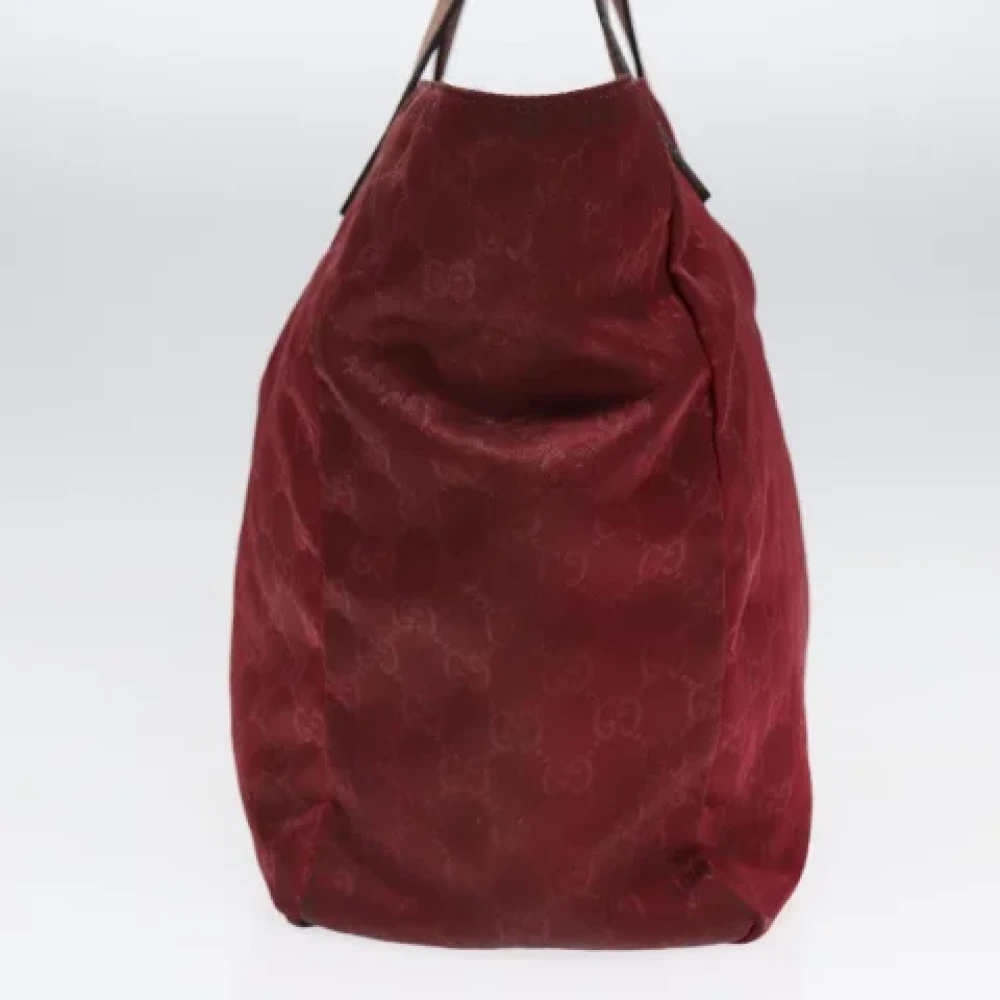 Gucci Vintage Pre-owned Nylon totes Red Dames