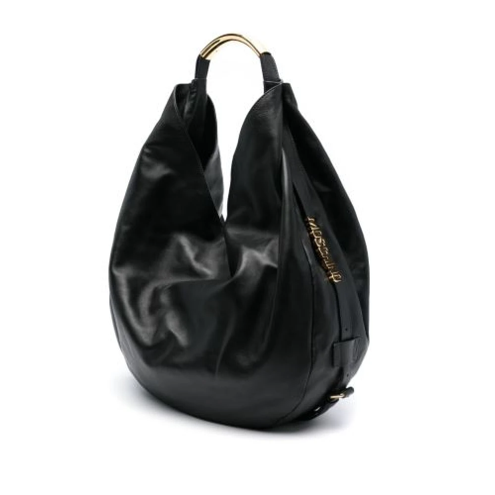 Moschino Zwarte leren schoudertas Couture Black Dames