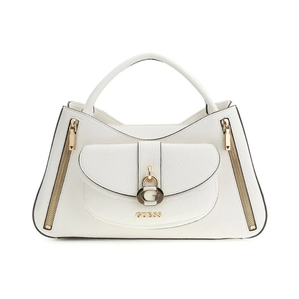 GUESS BG83 6206 JESSA bauletto in ecopelle color bianco white - Immagine 3