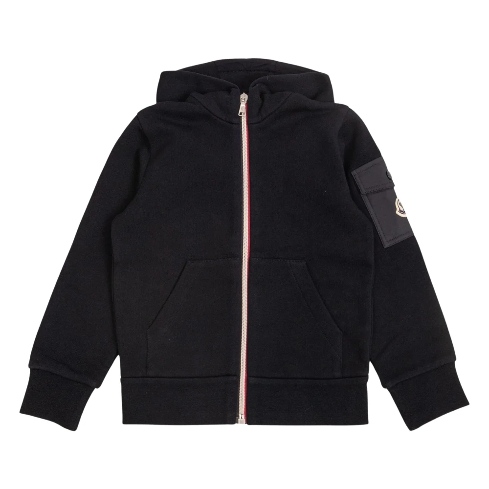 Moncler Boys Blue Kids Sweatshirts, 8 Y, Zip Up Top