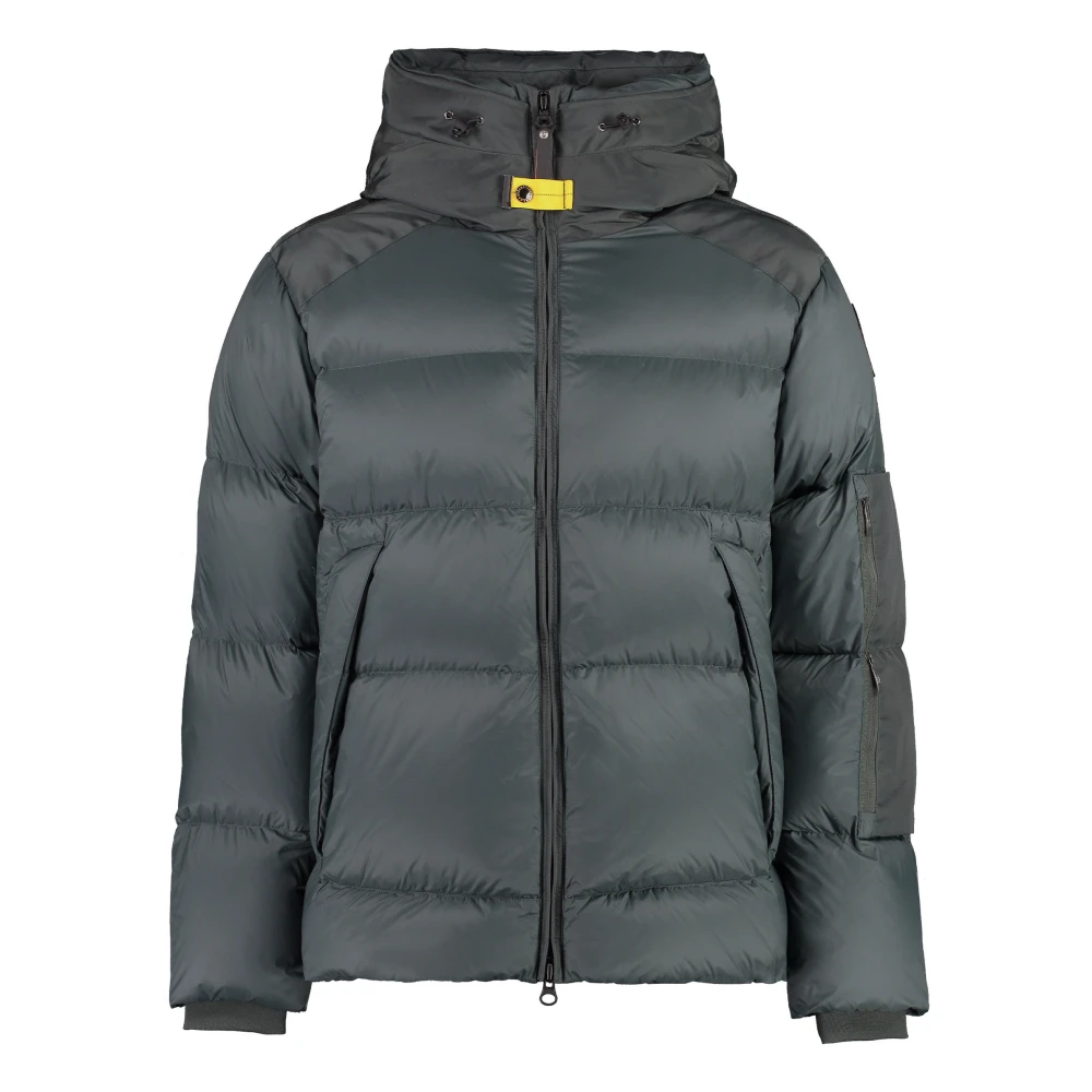 Parajumpers Nylon donsjack met capuchon Green Heren