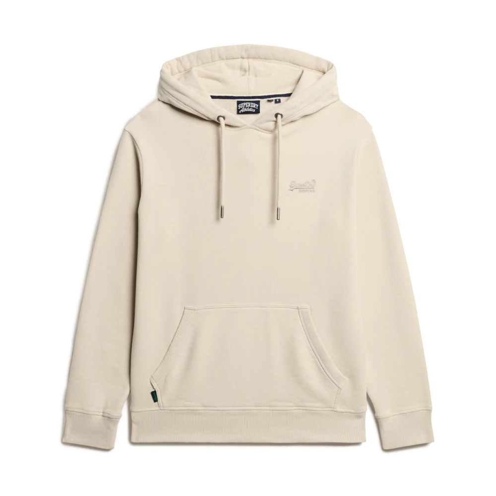 Superdry Men's Beige Light Cotton Essential Hoodie - Hoodies - M - Sweatshirts & Hoodies