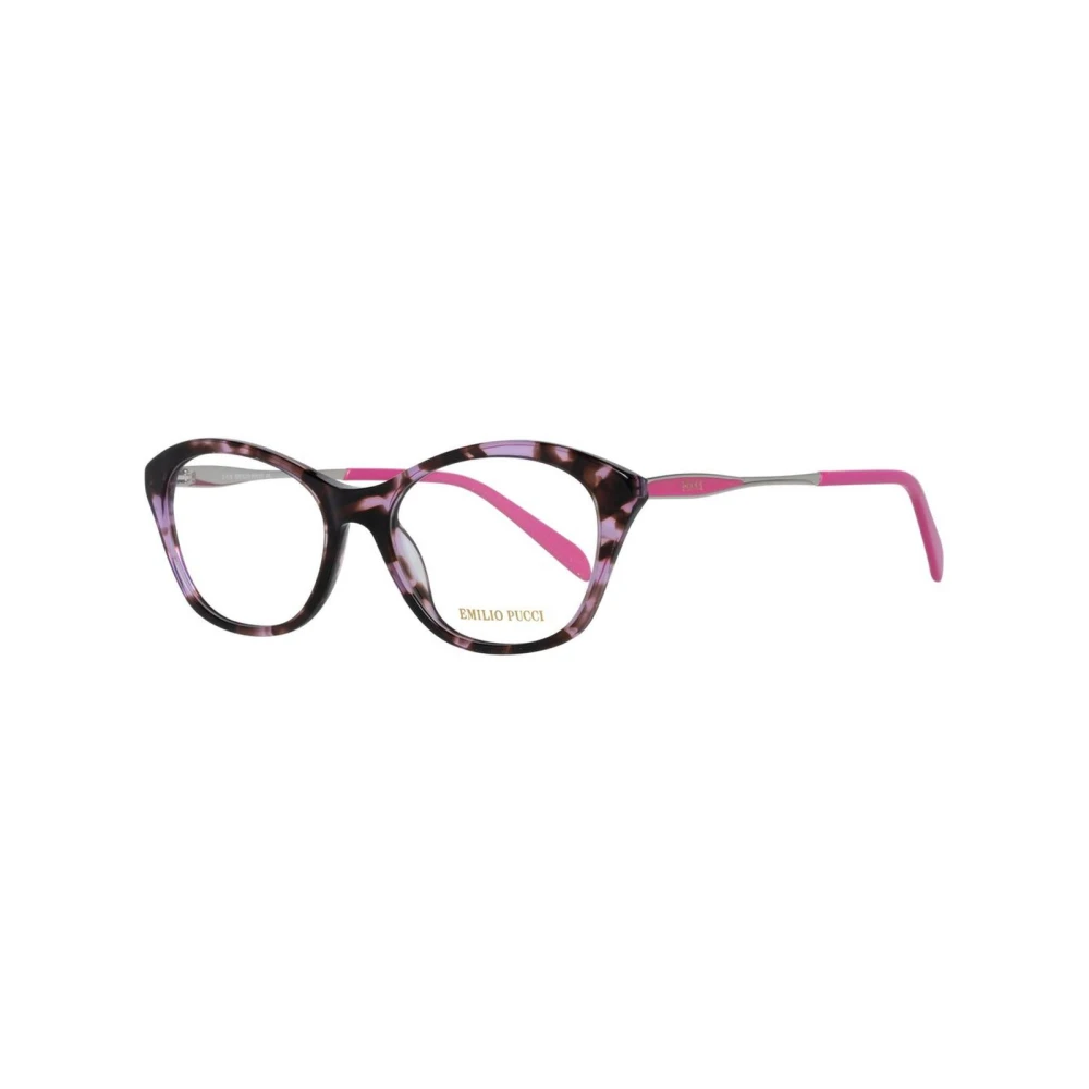 EMILIO PUCCI Paarse Dames Optische Frames met Merkhoes Multicolor Dames