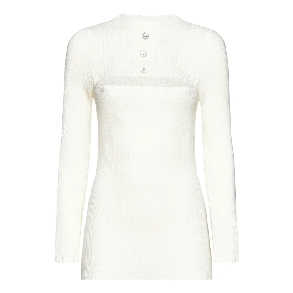 Kaos Beige Jurken in Wit Blauw Stijl Beige Dames
