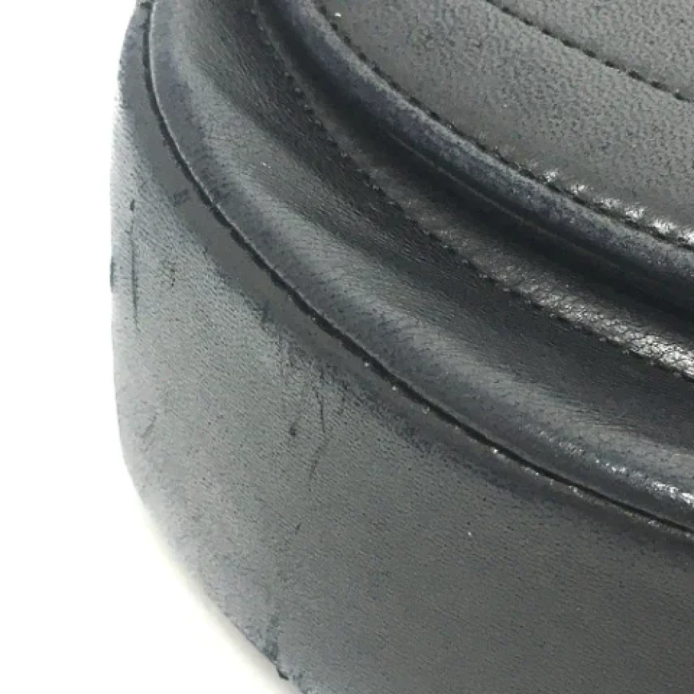 Chanel Vintage Pre-owned Leather chanel-bags Black Dames