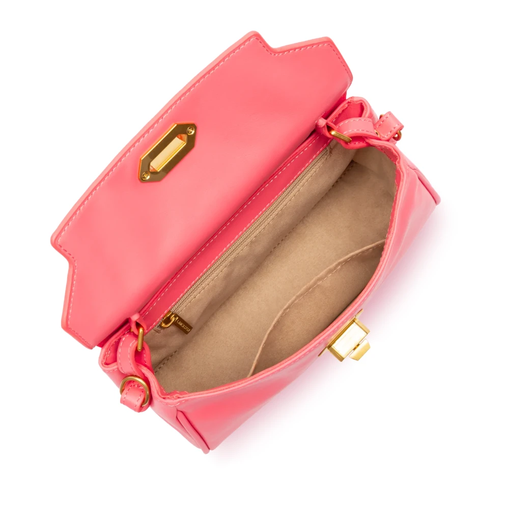 Lancaster Grace Flap Handtas met Sluiting Pink Dames