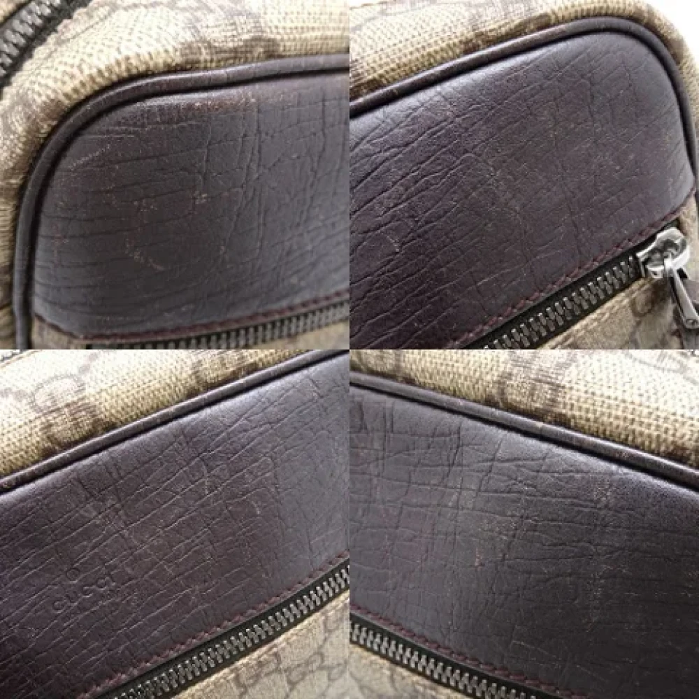 Gucci Vintage Pre-owned Leather shoulder-bags Beige Dames