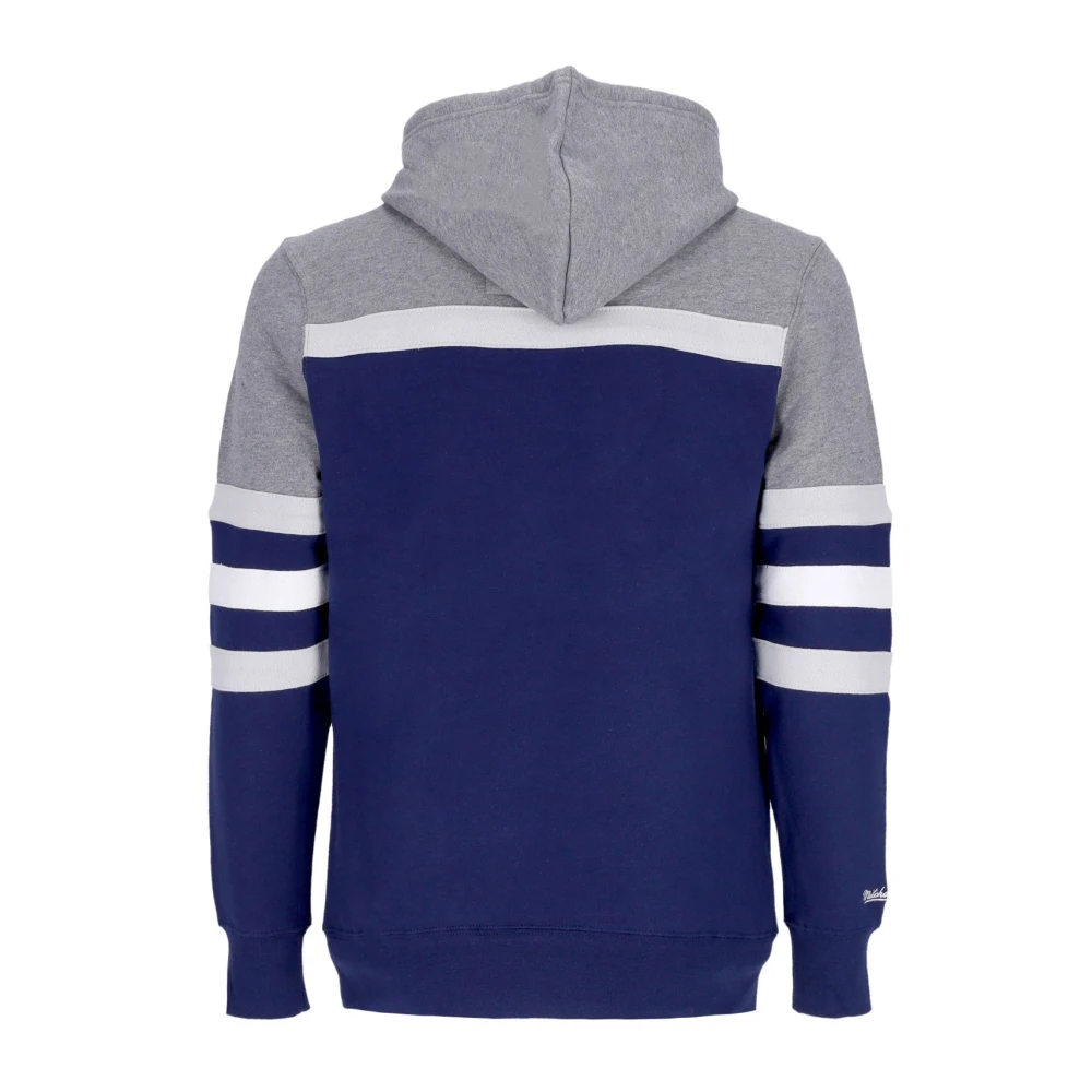 Mitchell & Ness Georgetown Hoyas Basketball Team Hoodie Blue Heren