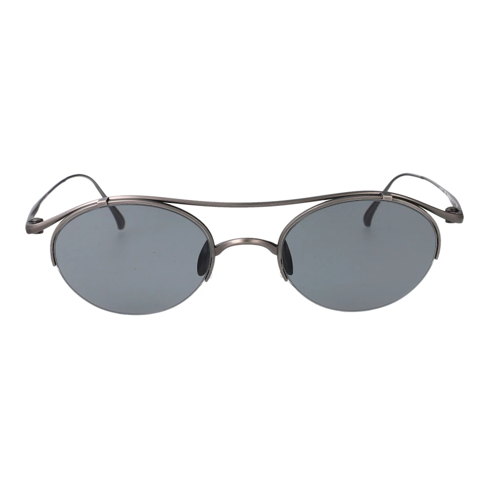 Giorgio Armani Grey Ar6172t 3356/1 Man Sunglasses Titanium Round Normal - Image 3