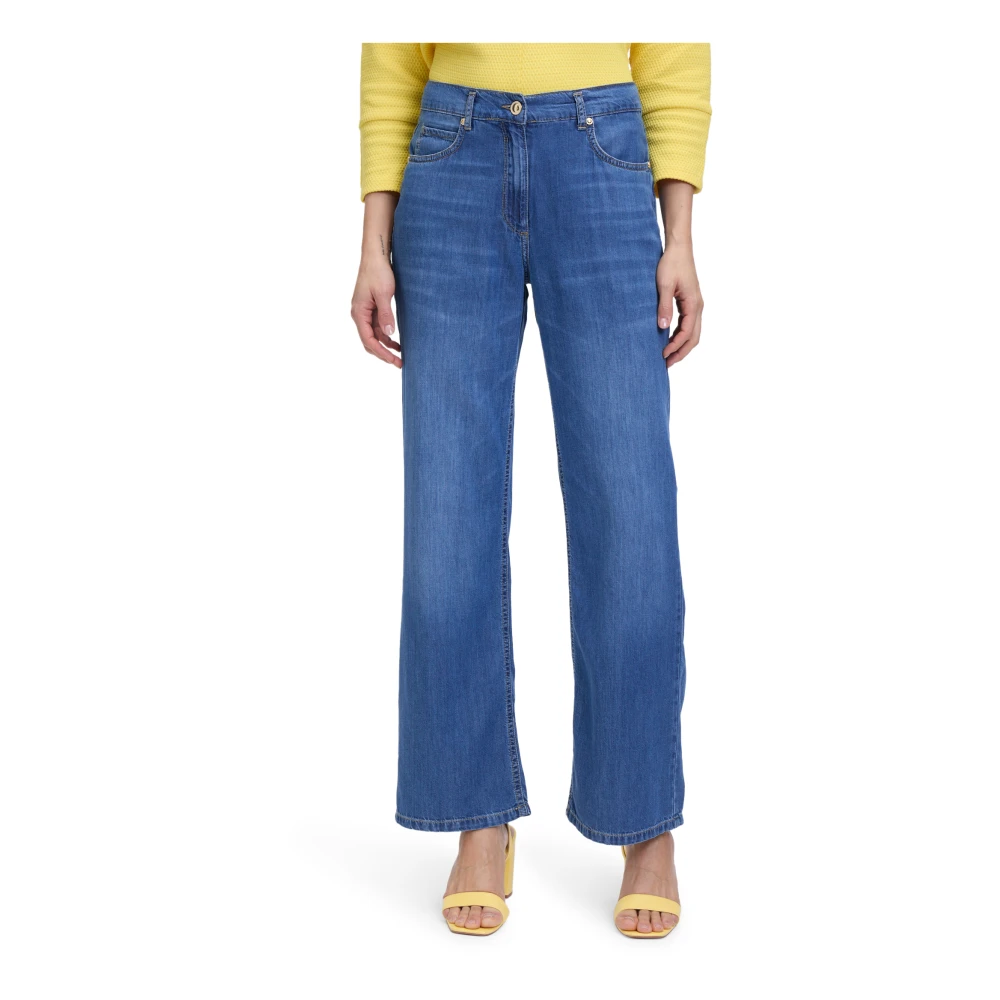Betty Barclay Casual jeans met relaxte pasvorm Blue Dames