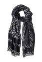 echarpe-modale-noire-collection-automne-hiver-femme