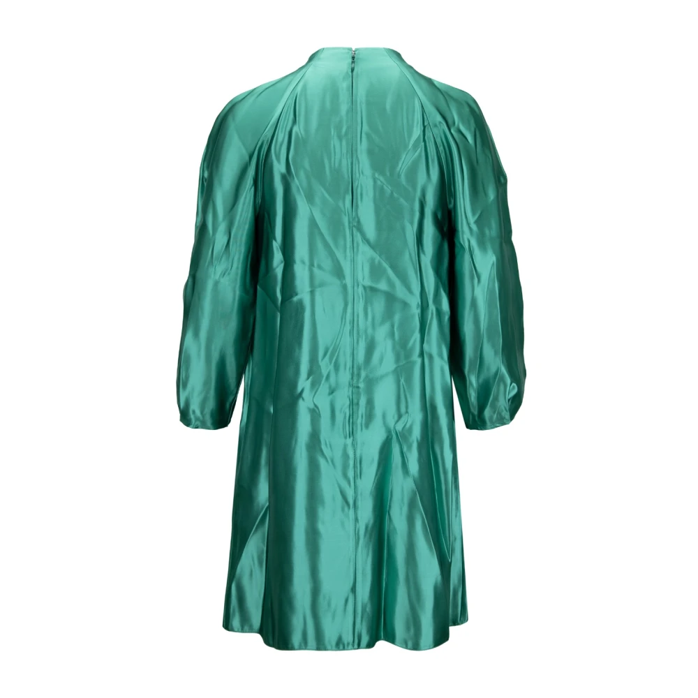 Elisabetta Franchi Jurk met rits en haak Green Dames