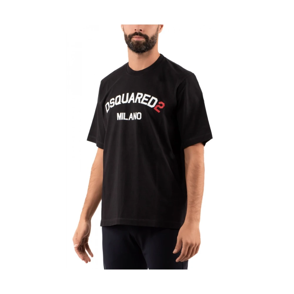 Dsquared2 Heren T-shirt Black Heren