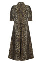robe-longue-trapeze-a-col-en-v-en-popeline