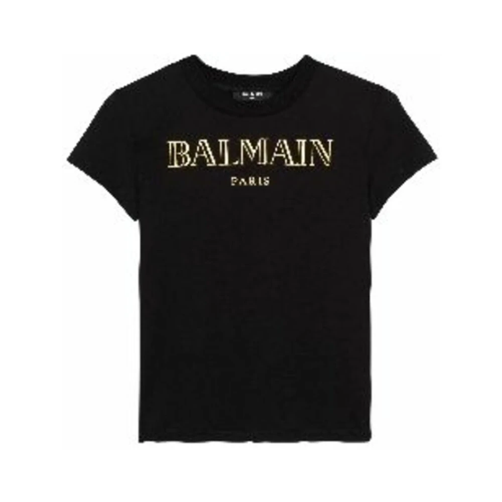 Balmain Barn Svart Guld Topp Black, Flicka