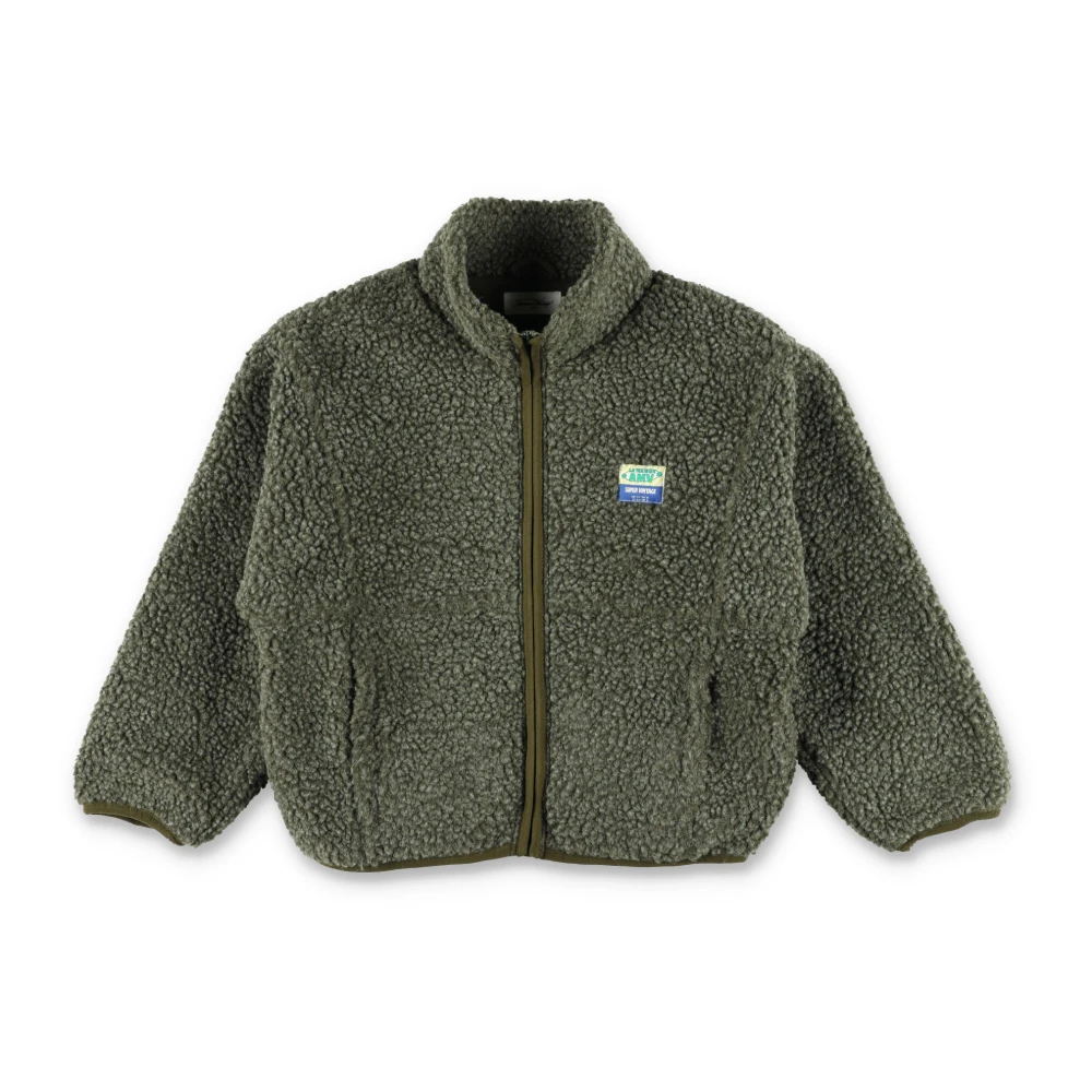 American Vintage Boys Green Fleece Jackets, 13 Y, Hoktown Teddy Jacket