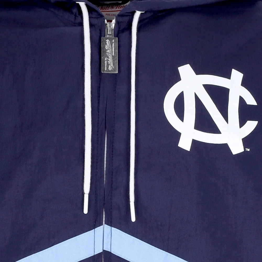 Mitchell & Ness Ncaa Windbreaker North Carolina Tar Heels Blue Heren