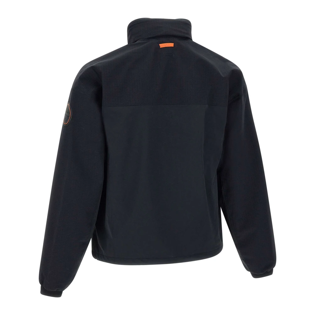 Napapijri Zwarte Herenjas Waterdicht Ademend Regular Fit Black Heren