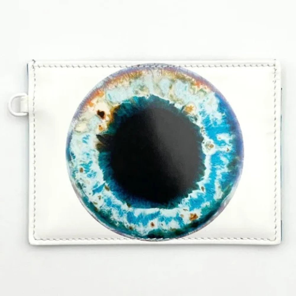 Dior Vintage Pre-owned Leather wallets White Heren