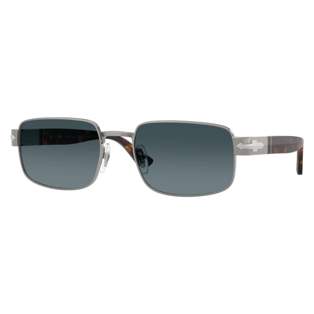 Persol Unisex Grey Po1022s 513/S3 Sunglasses Metal Pillow Polarized Shaded - Image 3
