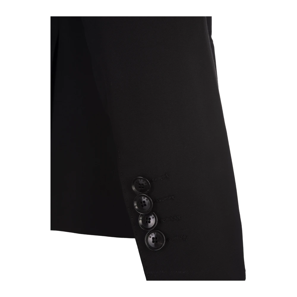 Kiton Zwarte Wollen Trui Black Dames