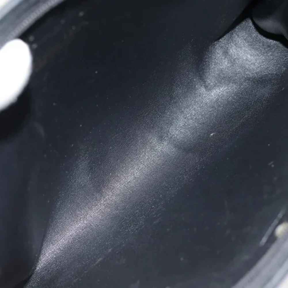 Dior Vintage Pre-owned Canvas clutches Black Dames