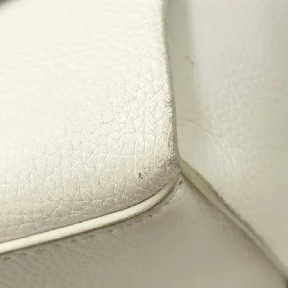 Bottega Veneta Vintage Pre-owned Leather handbags White Dames