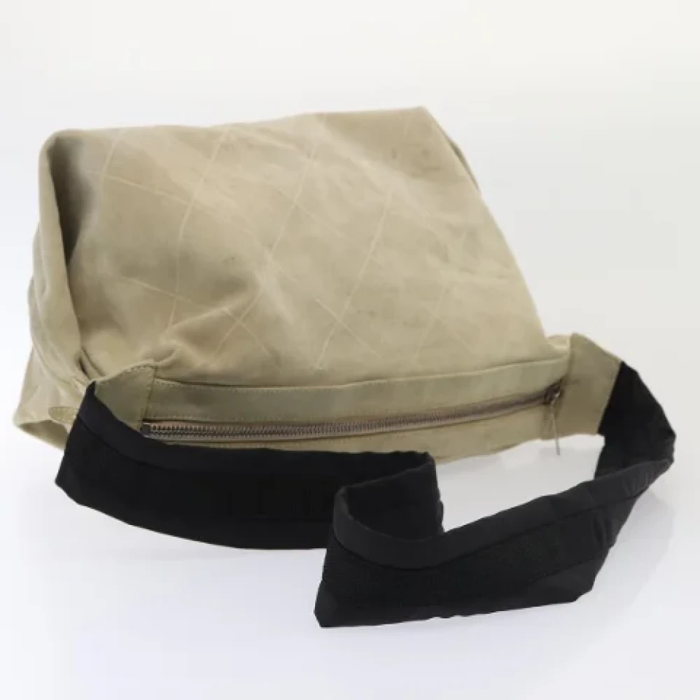 Chanel Vintage Pre-owned Suede chanel-bags Beige Dames