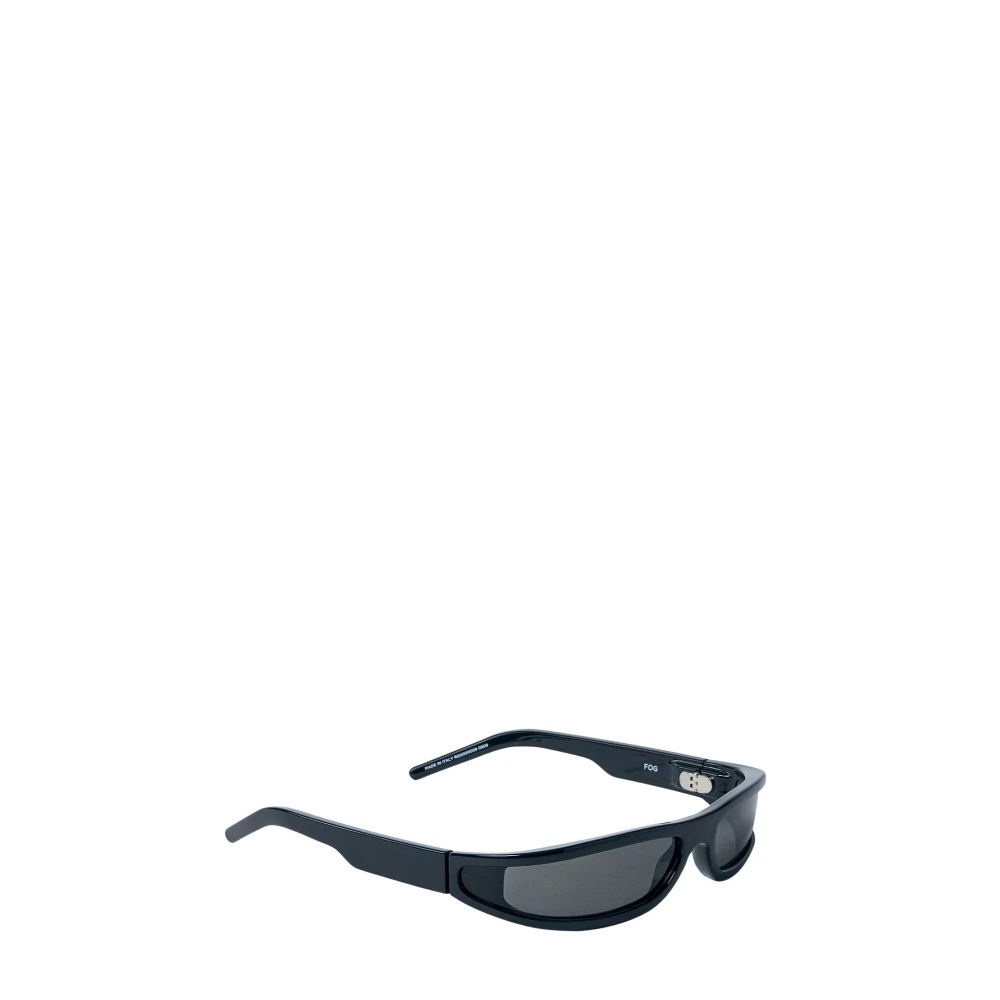 Rick Owens Steel Wrap Around Sunglasses - Male - Sunglasses - Black - One Size - Accessories - Image 3