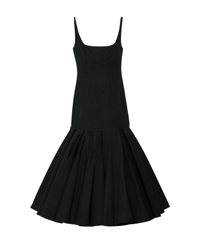 robe-noire-plissee-agave