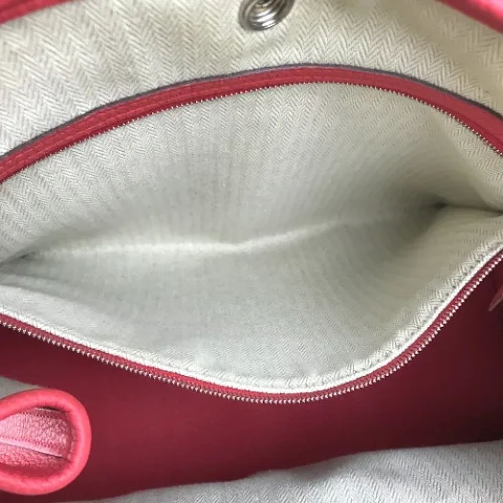 Hermès Vintage Pre-owned Leather handbags Red Dames