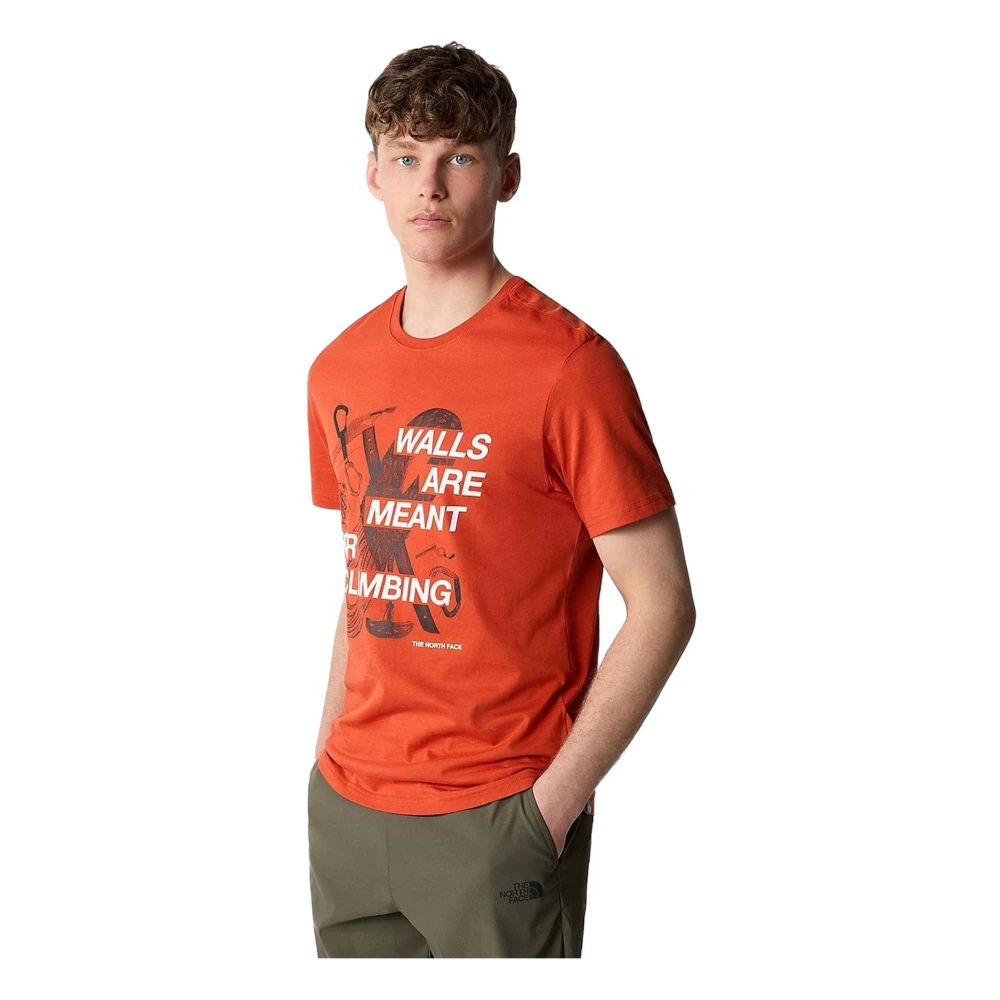 The North Face Outdoor Grafisch T-shirt Red Heren