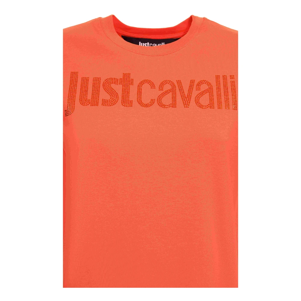 Just Cavalli Stijlvolle T-shirts en Polos Orange Dames