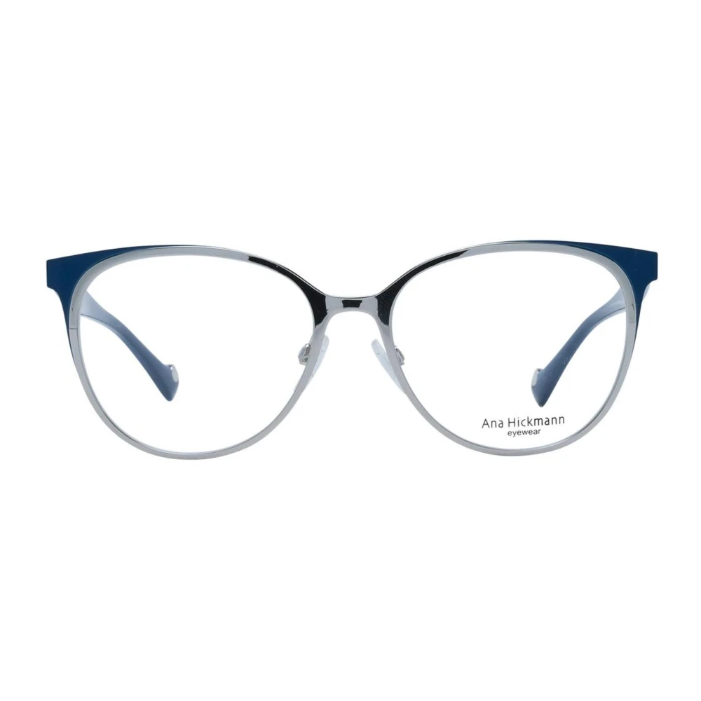 Ana Hickmann Blauwe Metalen Vlinder Optische Frames Blue Dames
