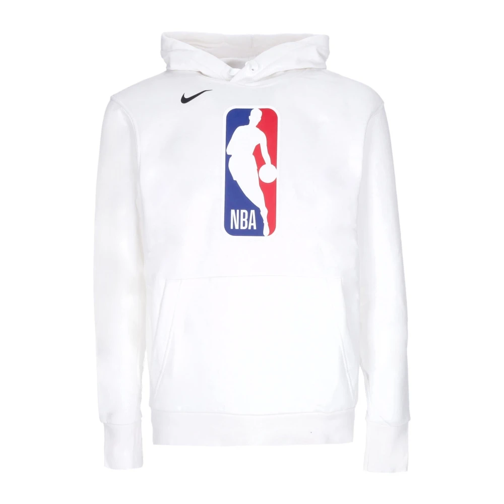 Nike NBA Fleece Essential Hoodie Vit White, Herr