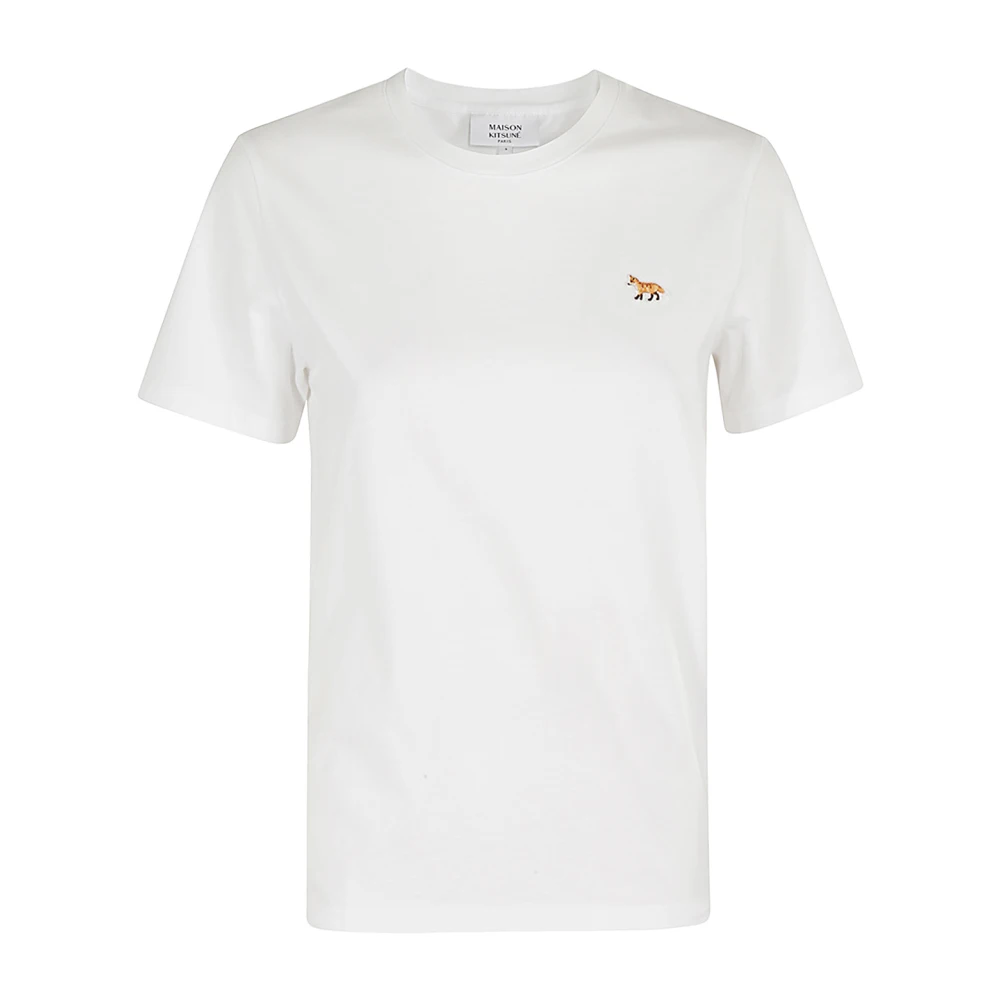 Maison Kitsuné Vos Patch T-shirt White Heren