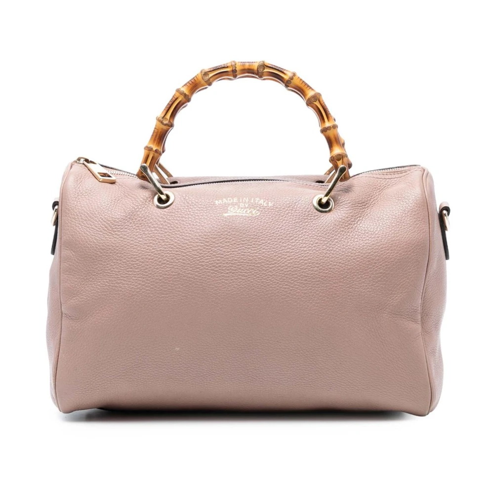 Gucci Vintage Women's Pink Pre-Owned Top Handle Satchel