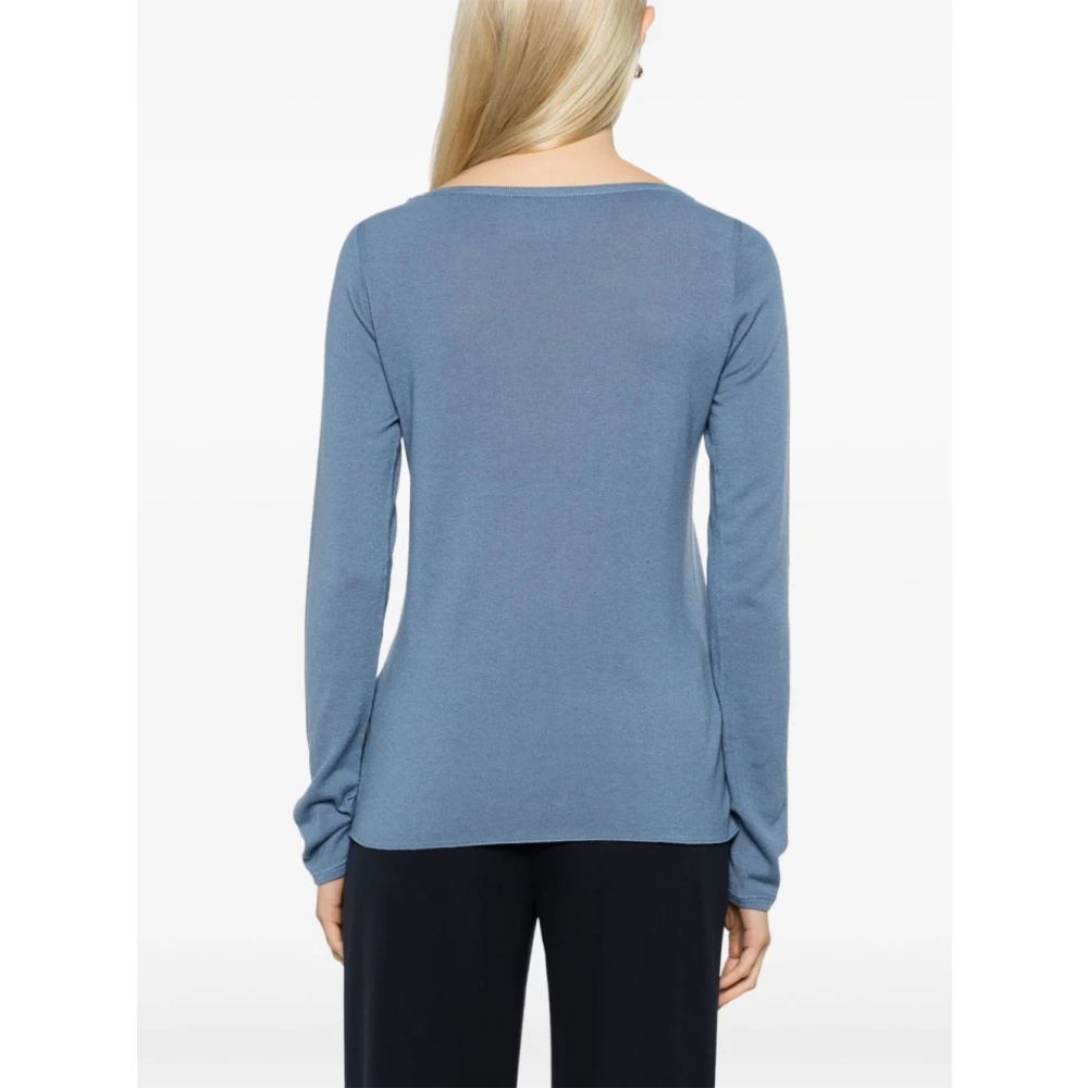 majestic filatures Celeste Cashmere Sweater Aw24 Blue Dames