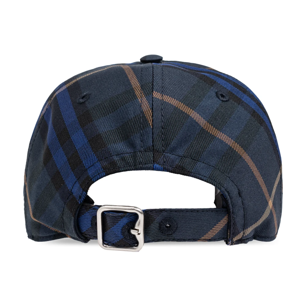 Burberry Baseballpet Blue Heren