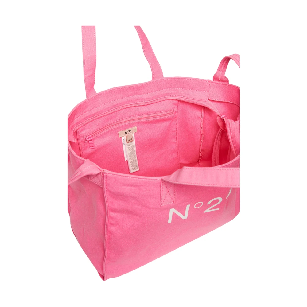 N21 Roze Fonkelende Handtas Pink Dames