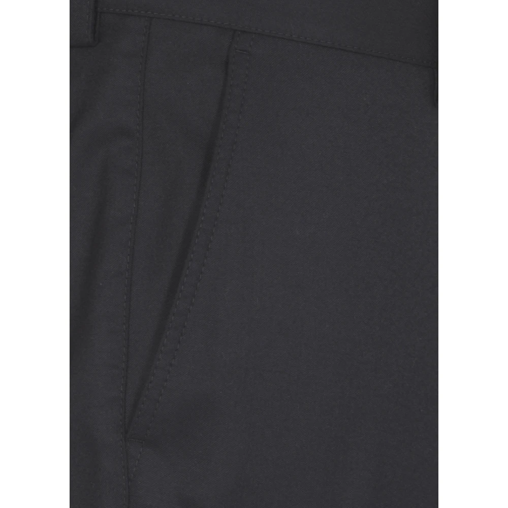 BRUNELLO CUCINELLI Blauwe Slim-Fit Wollen Broek Blue Heren