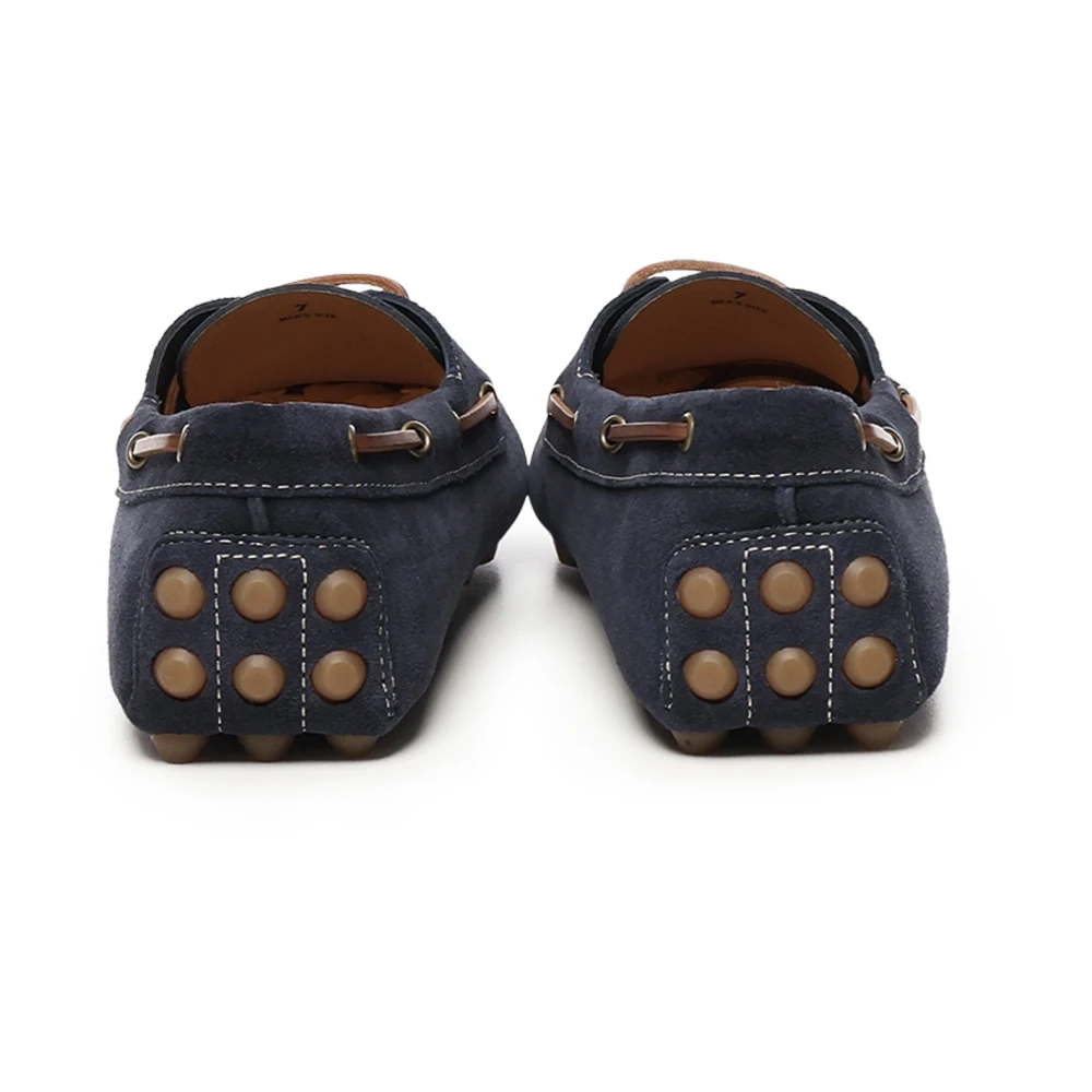 Tod's Platte Schoenen Barca Gommino Macro