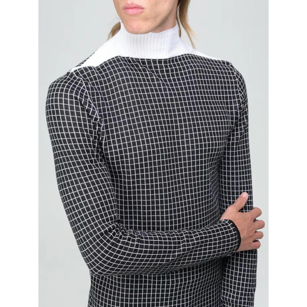 Marni Geruite Jacquard Katoenen Top Multicolor Heren