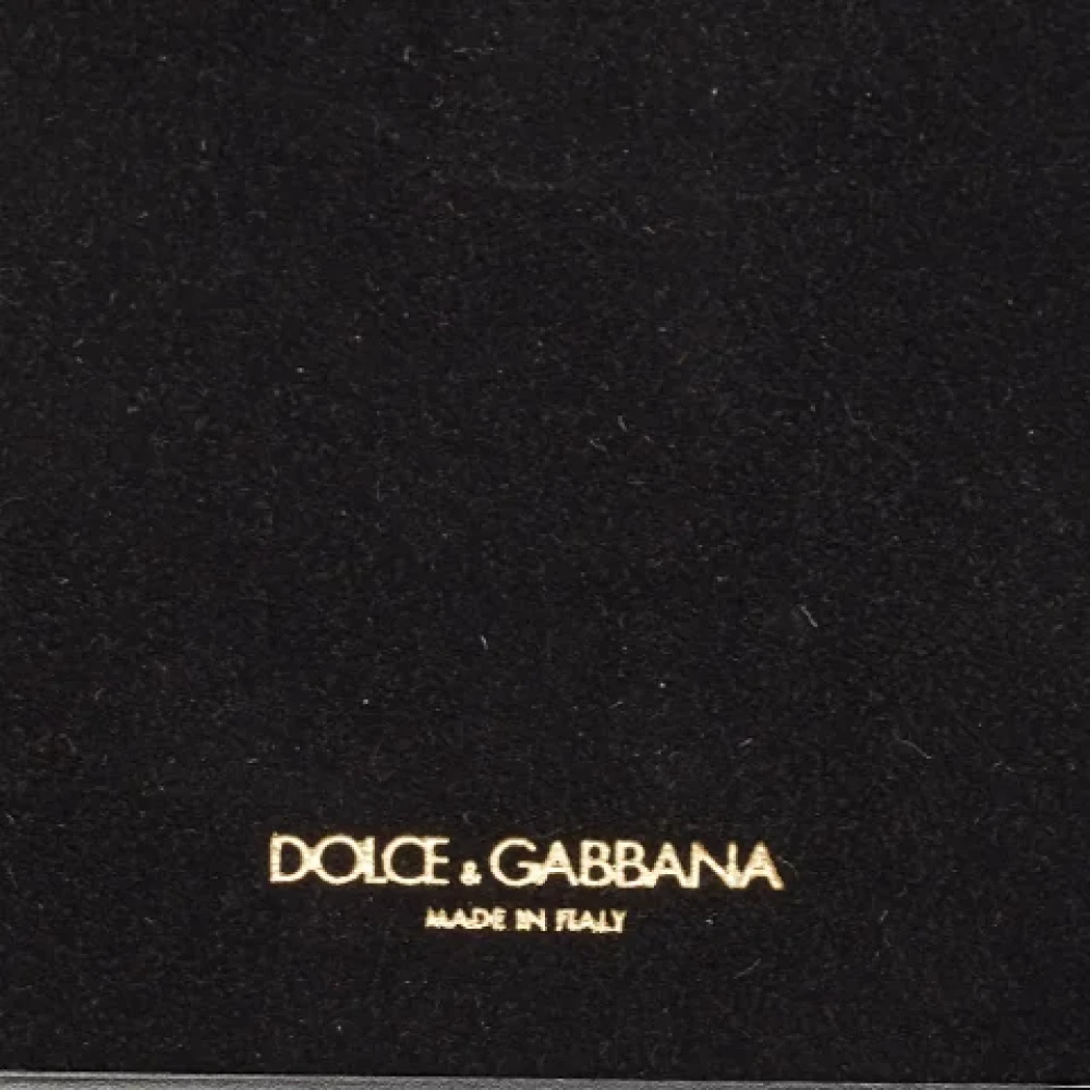Dolce & Gabbana Pre-owned Leather home-office Black Dames