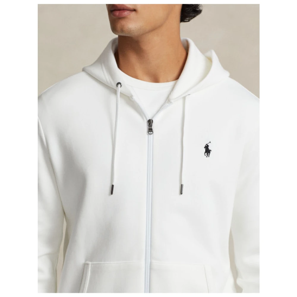 Polo Ralph Lauren Zip Hoodie Sweater White Heren