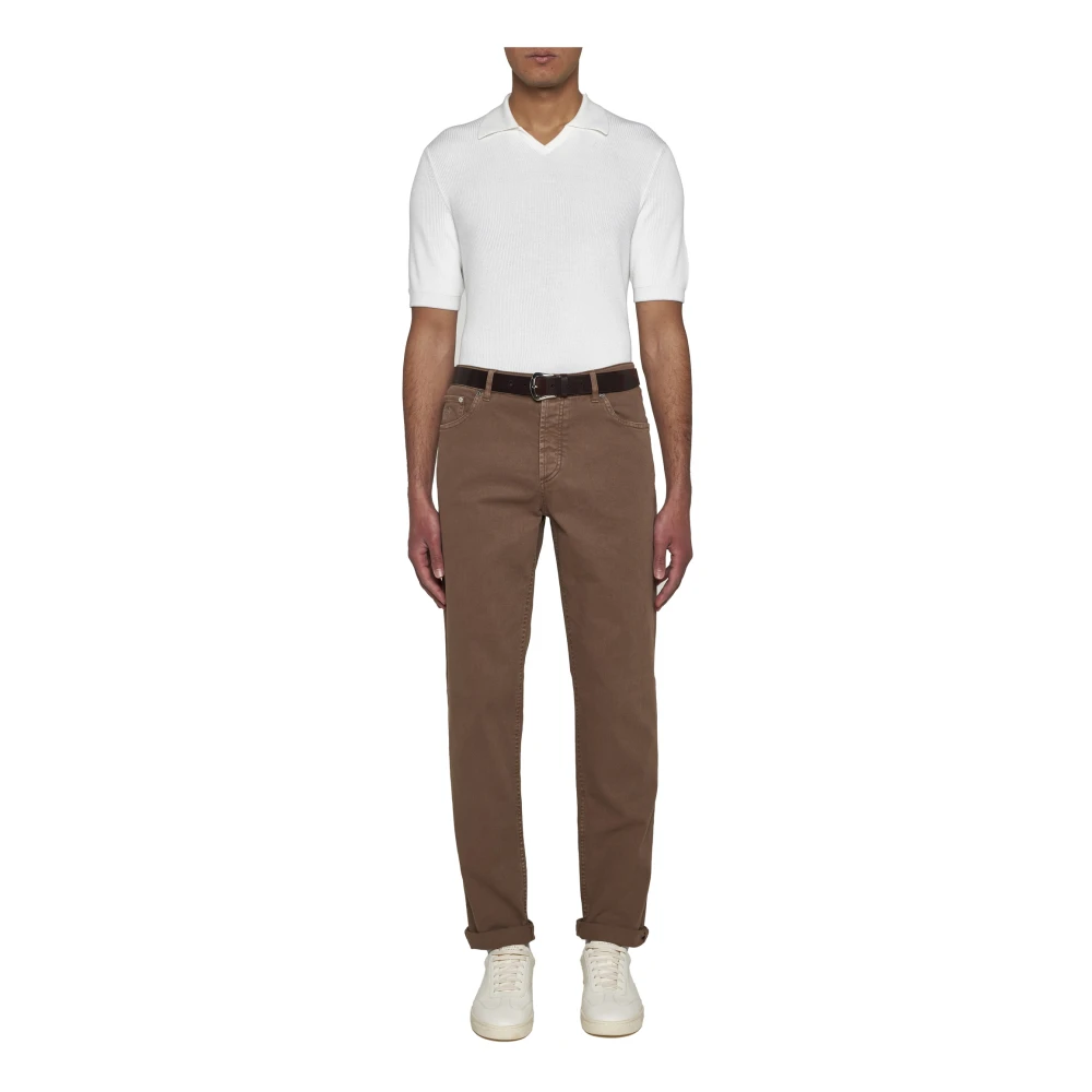 BRUNELLO CUCINELLI Luxe Sweaters Collectie White Heren