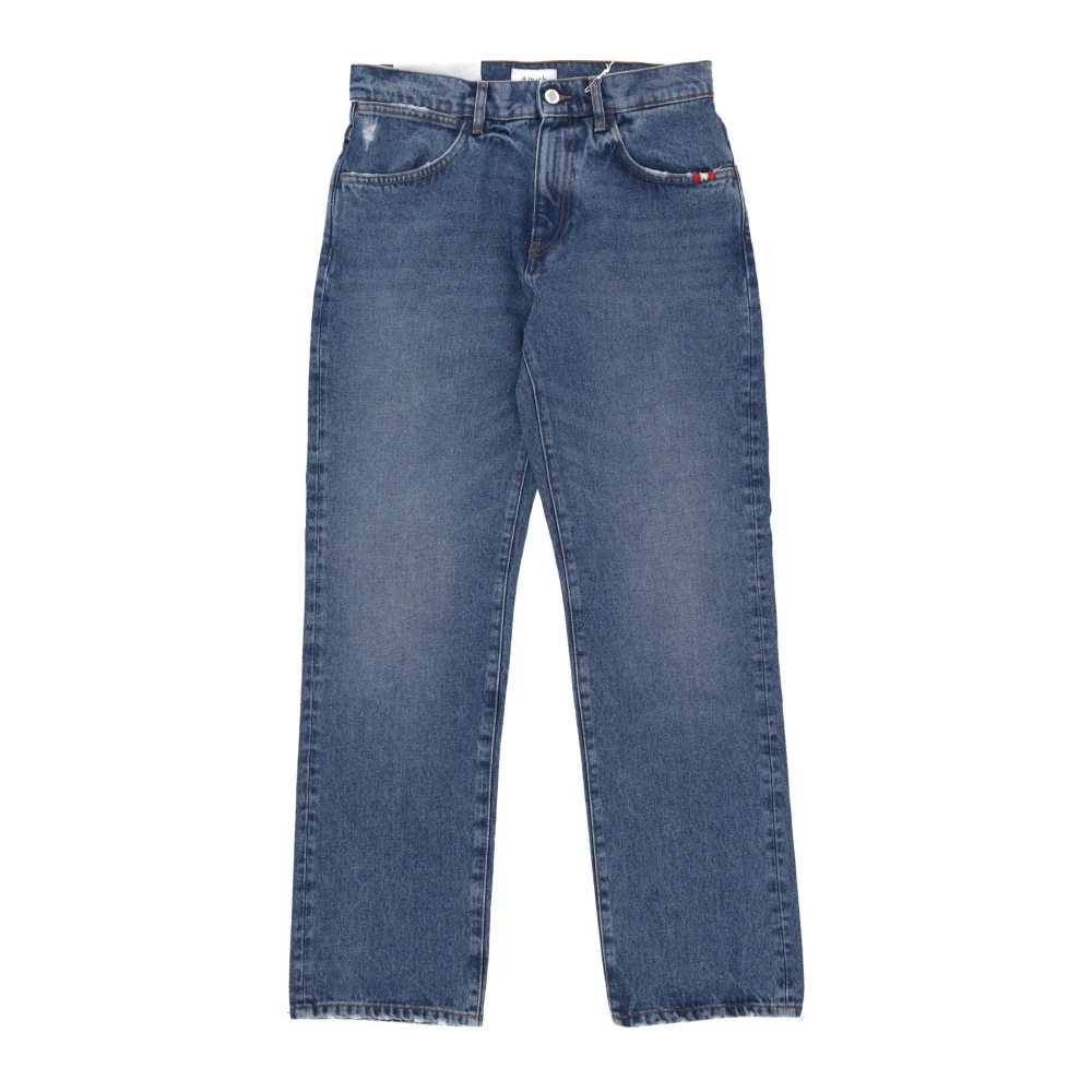 Amish Homme Bleu Jeans, Taille: W28 Jean Denim Usé Sale