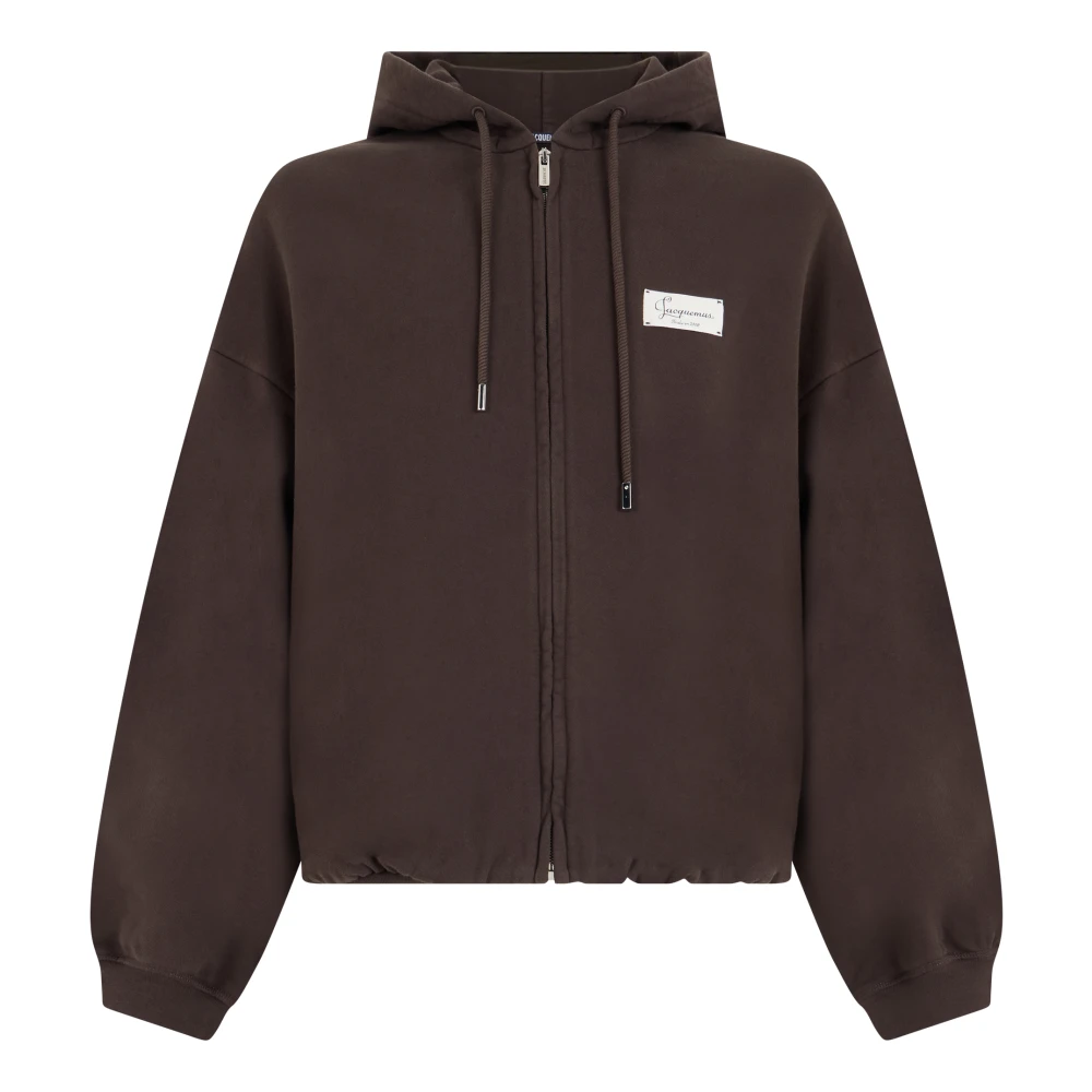 Jacquemus Donna Marrone - Zip-Throughs - Sweatshirts & Hoodies - M - Immagine 6