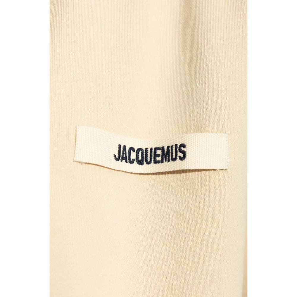 Jacquemus Sweatshirt met logo Beige Heren