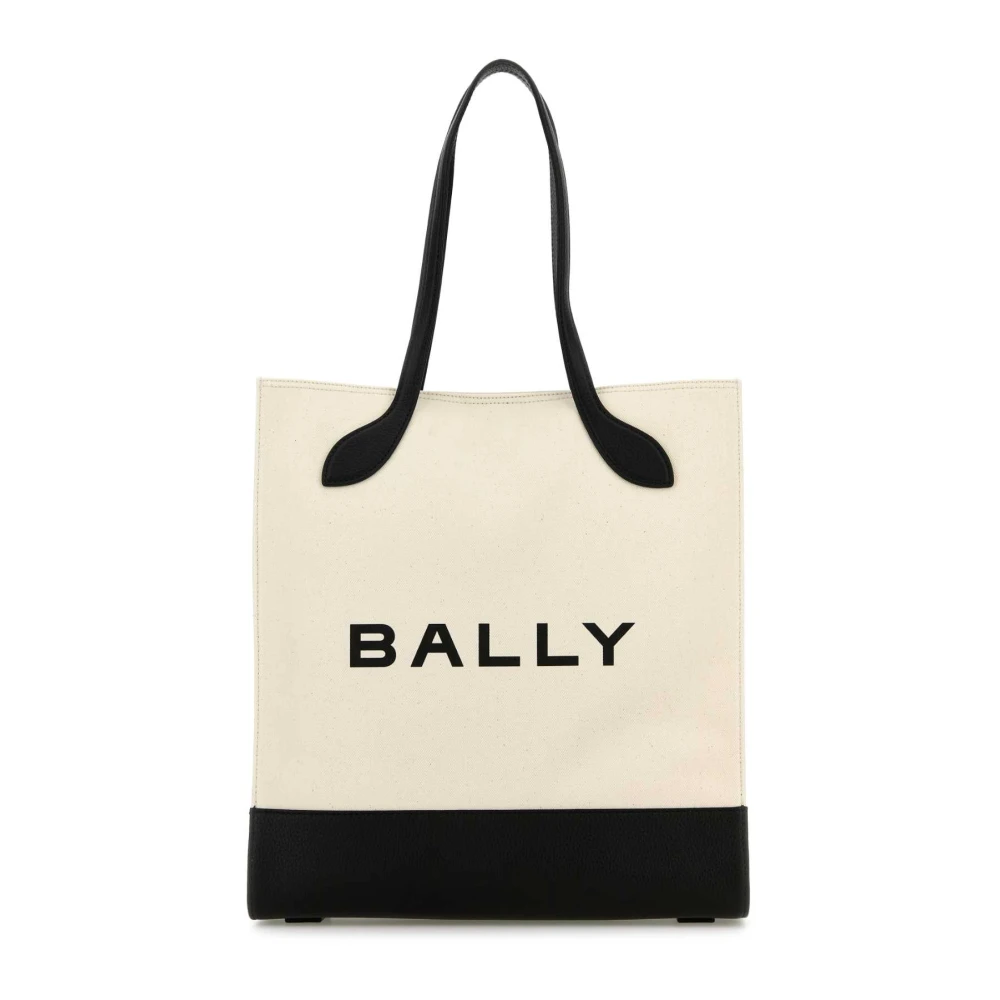 Bally Stijlvolle Ivoor Canvas Winkelmand Beige Dames